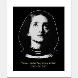 Joan Of Arc Quote Posters and Art